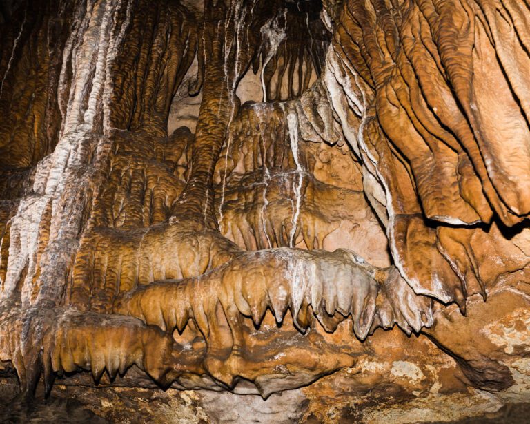 Dragon's Foot Formations at Ruby Falls