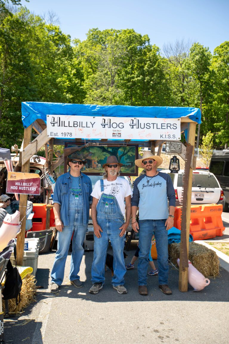 Group at an outdoor event