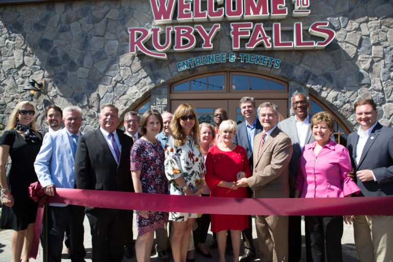 Grand Opening 2018 Ruby Falls Ribbon Cutting