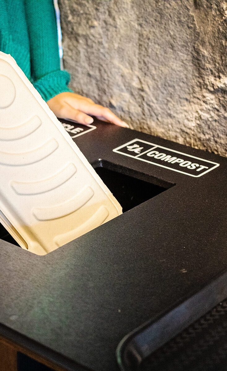 Composting at Ruby Falls