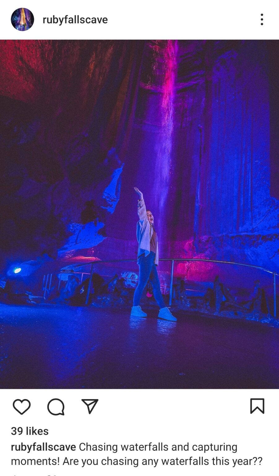 Springtime Inspiration on Lookout Mountain Ruby Falls